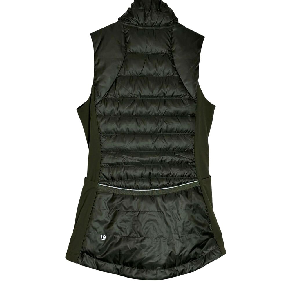 Lululemon Down For A Run Vest Gator Green - Picture 4 of 8